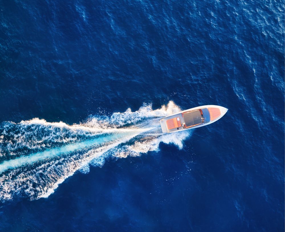 Boat sailing 
